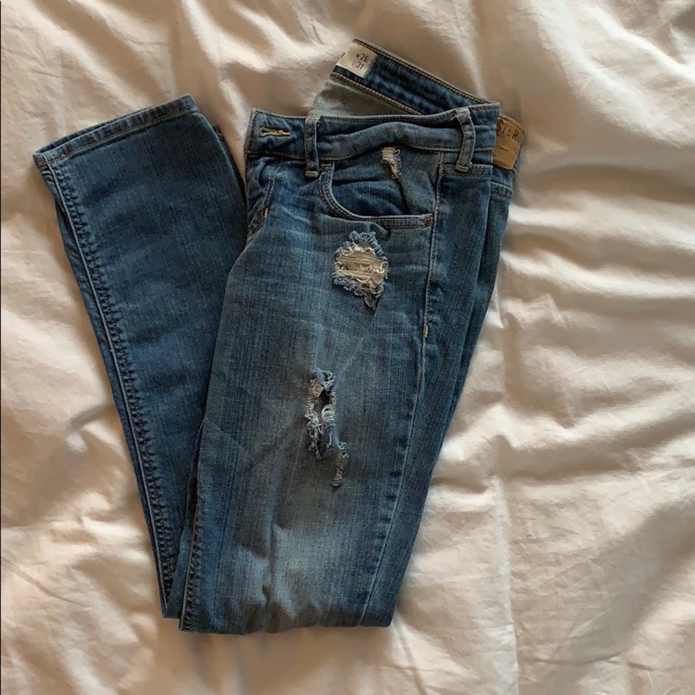 Straight leg jeans